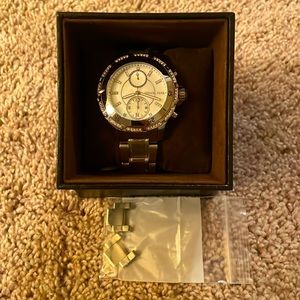 Michael Kors Oversized Silver Tone Watch New!!